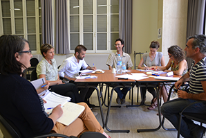 un groupe très studieux lors de l'atelier du 8 juin 2017 à Carcassonne